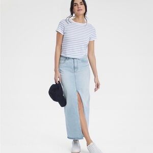 Universal Thread Light Blue Denim Skirt